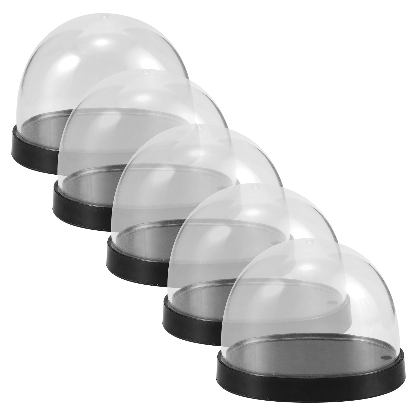 5 sets hoge-transparantie plas - Plastic Dome Clear recensie en prijs