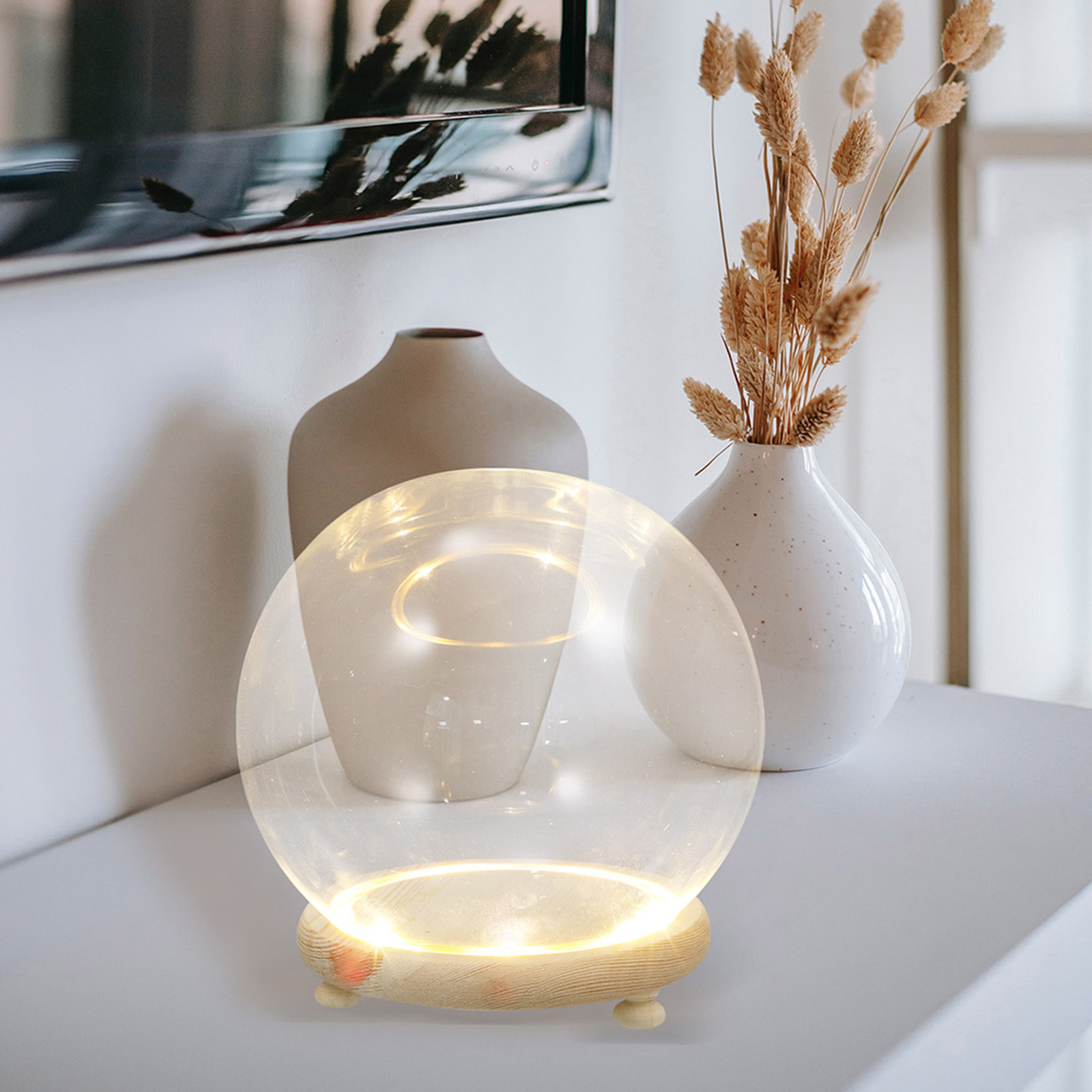 Glazen koepelvormige vitrine v - Plastic Dome Clear recensie en prijs