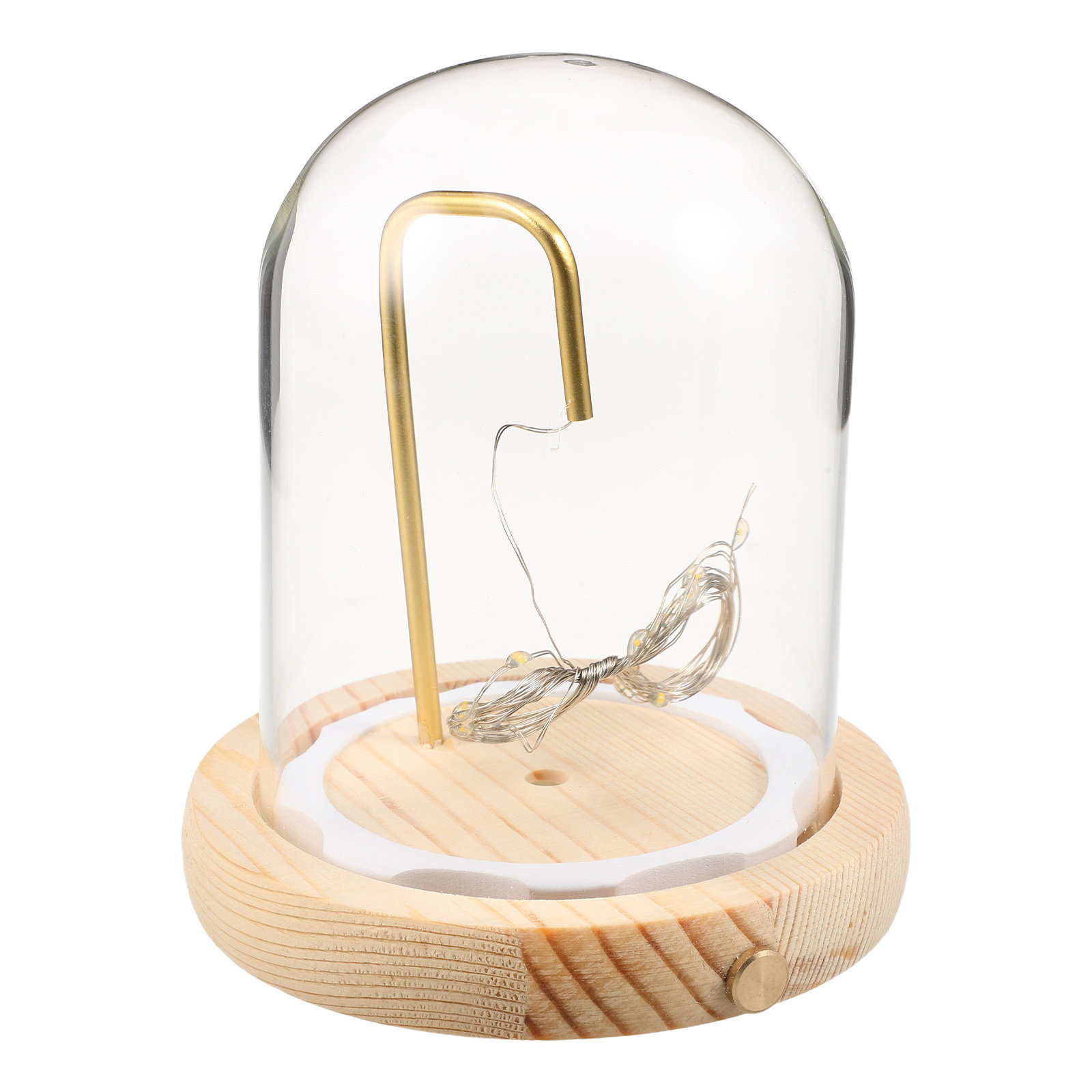 Glazen displaykoepel met houte - Plastic Dome Clear recensie en prijs